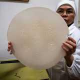 L�ostia creata � quella da cui verranno poi ricavate le singole particole